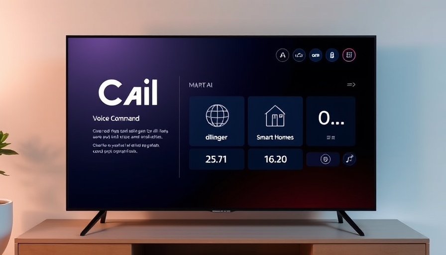 Copilot AI Interface on Smart TV with Digital Controls