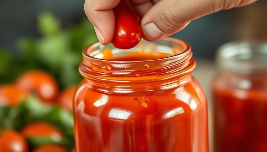 Opening jar of tomato sauce to upgrade with heavy cream.