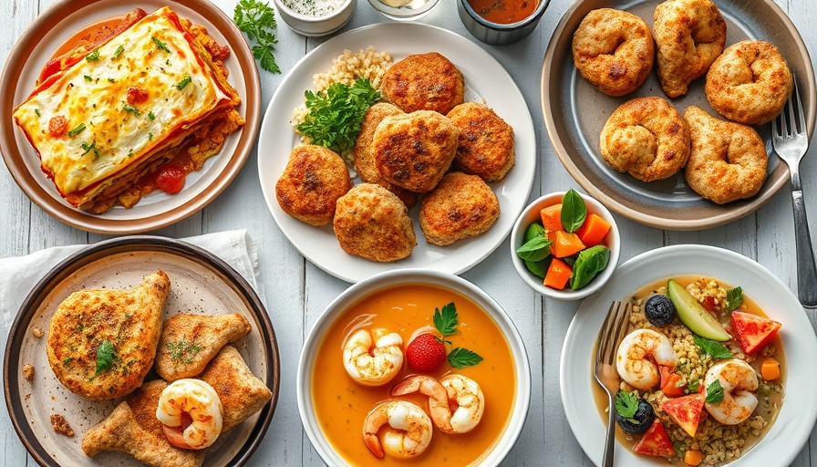 Weekly Meal Plan September 2025: Assorted dishes collage.