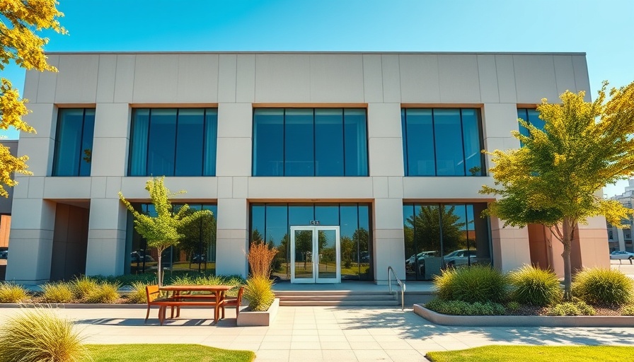 Agentic AI office with modern design and seating area.