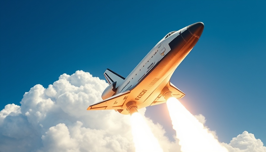 Perplexity AI: Space shuttle launch with bright exhaust