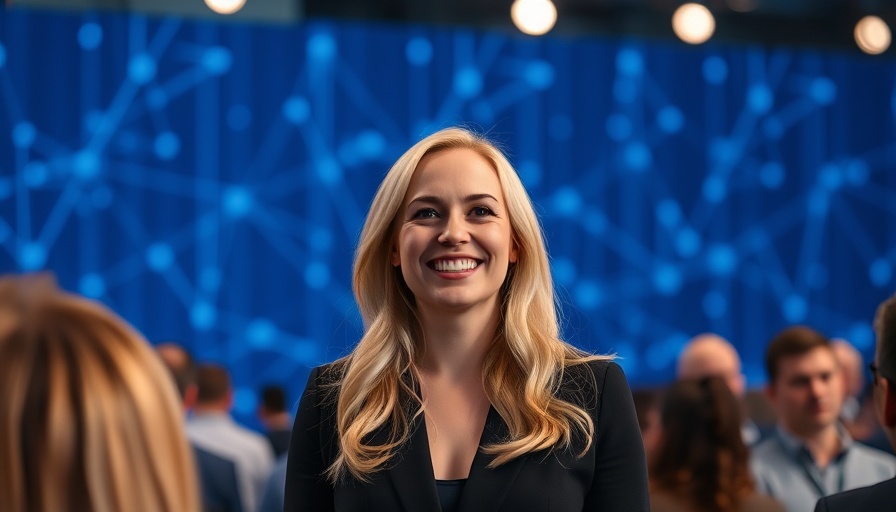 Blonde woman presenting related to Private Listing Networks.
