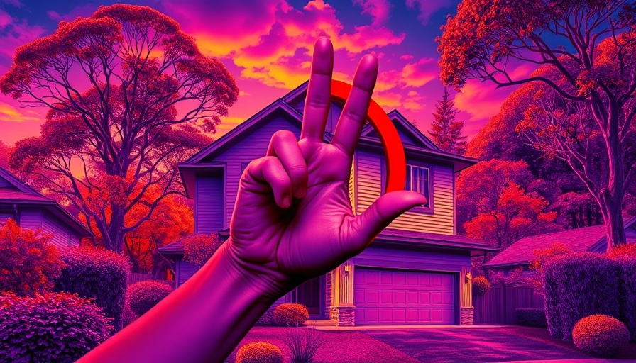 Surreal depiction of Zillow private listings policy with house and symbol.