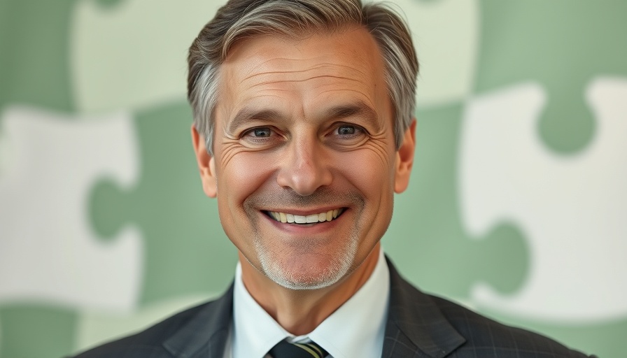 Collabra Technology sold to Adx concept with smiling businessman.