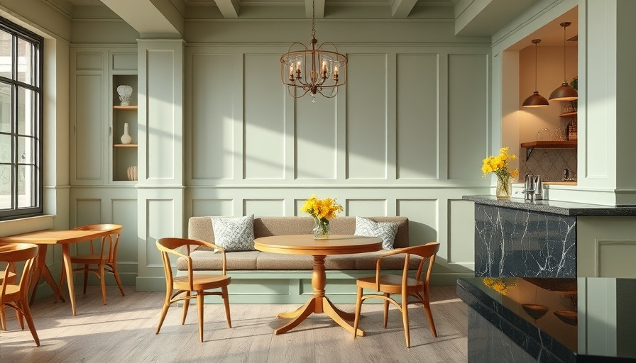 Elegant café core trend 2025 design with a cozy corner setup.