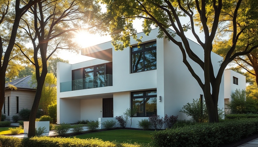 Modern suburban house representing common contingencies in real estate.