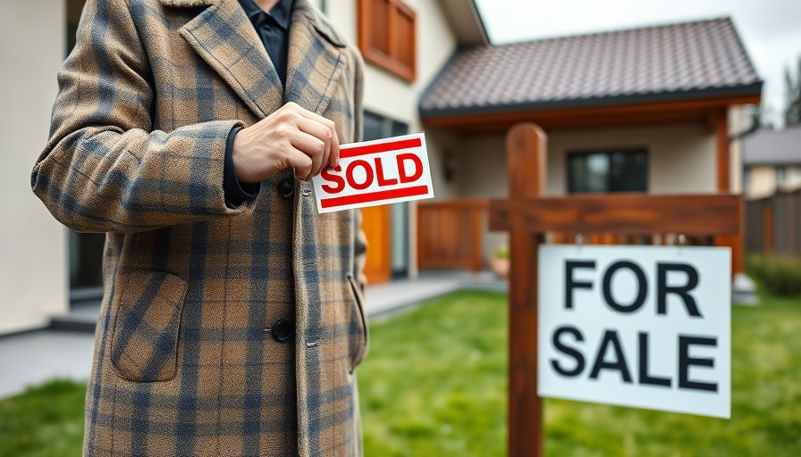 Selling a rental property with tenants process, home marked sold.