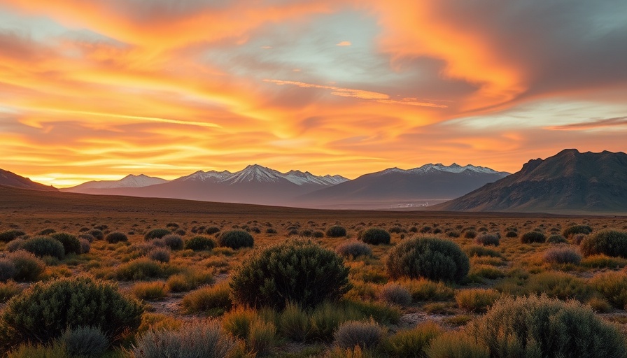 How to Buy Land and Build a House: Scenic rural landscape with mountains.