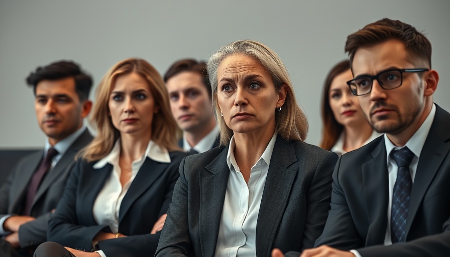 Business professionals discussing as mortgage rates drop.
