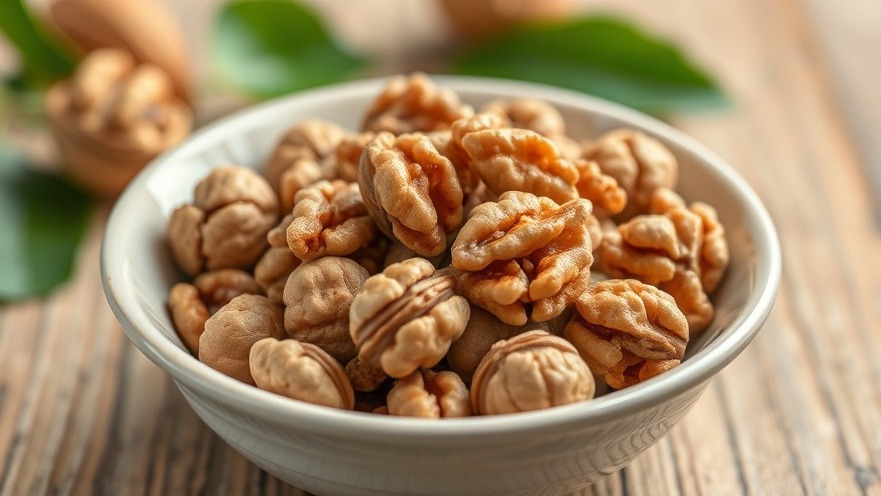 Bowl of walnuts showcasing memory enhancement and omega-3 benefits.