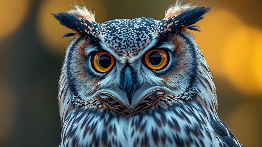 Owl showcasing superb eyesight, highlighting eye health tips for protecting your vision.