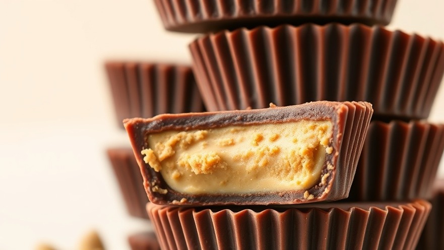 Delicious protein peanut butter cups, creamy filling, ideal for healthy snacks.