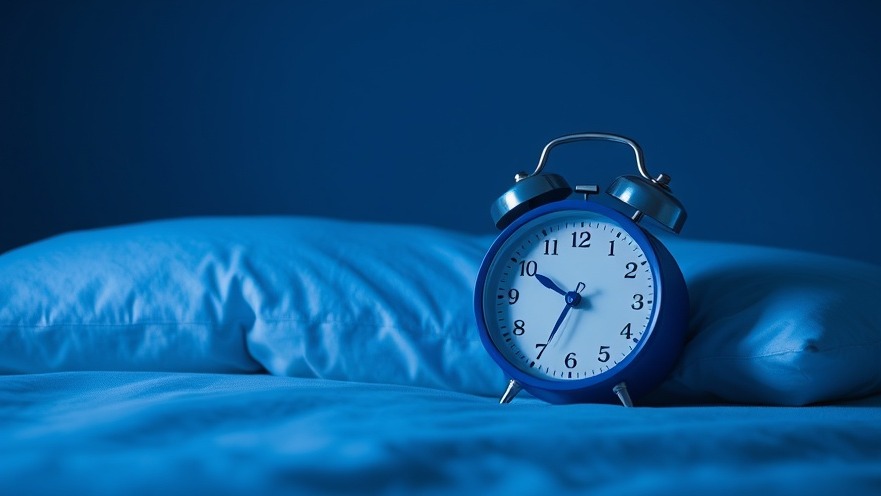 Minimalist blue alarm clock signaling cultural sleep habits for improved wellness.
