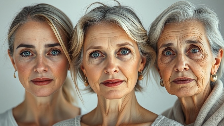 Three women of different ages showcasing immune health and longevity science in a photorealistic setting.