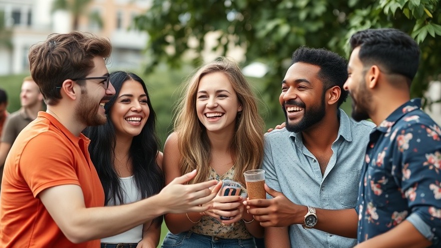 Friends sharing jokes, promoting laughter and wellness for emotional well-being.