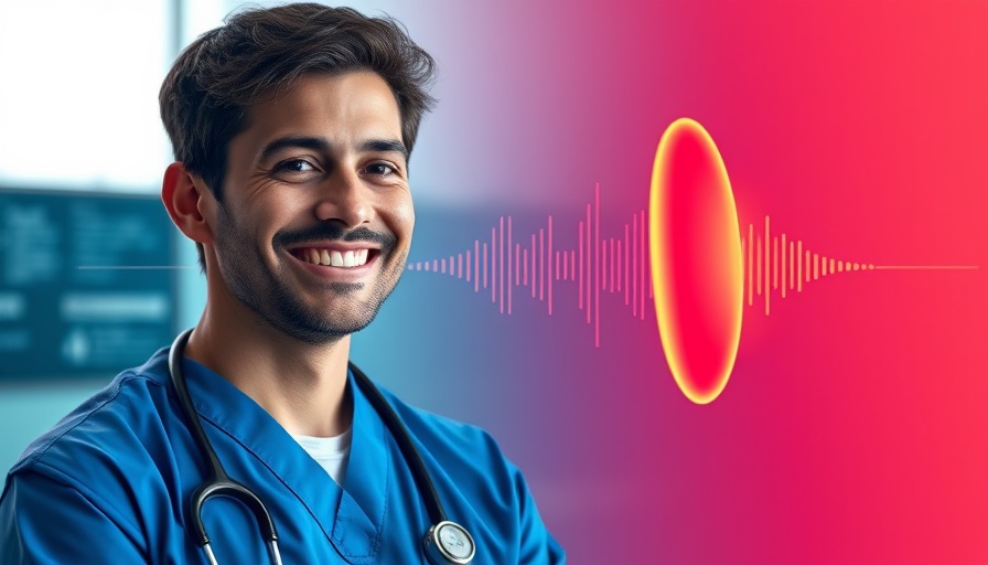 How to Manage Tinnitus: Doctor with ear illustration and sound waves.