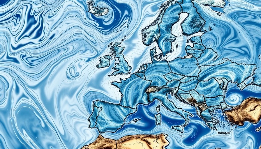Weather map illustrating mindfulness and acceptance in weather patterns.