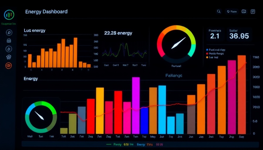 Interactive energy dashboard with usage and solar production details.