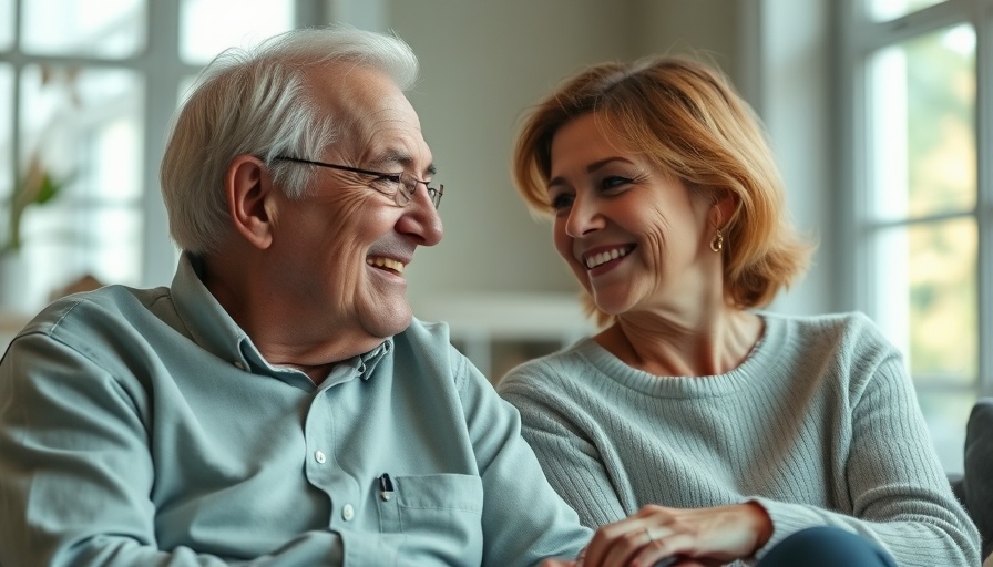 In-home memory care for seniors with dementia, warm interaction.