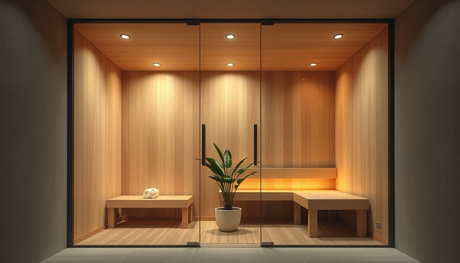 Stylish modern sauna with glass enclosure - Best Kitchen and Bath Products 2025.