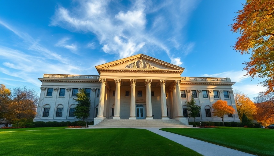 EPA headquarters in autumn, symbolizing climate grants.