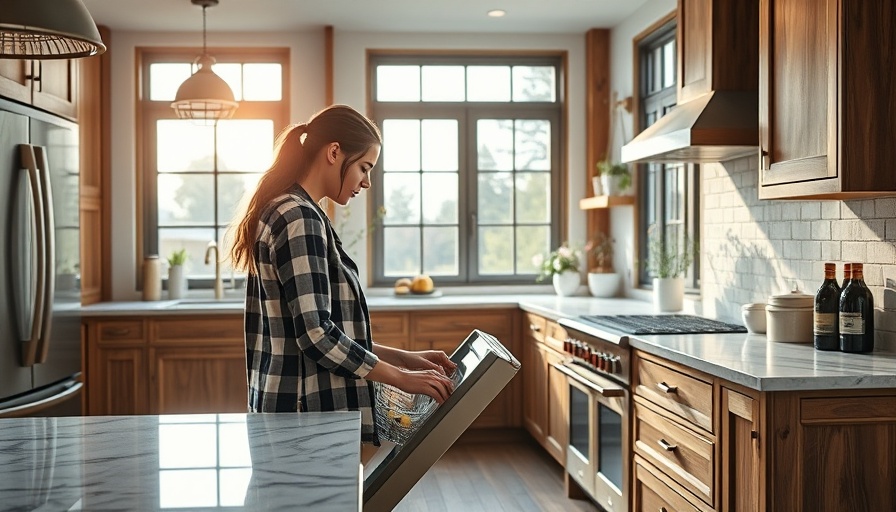 Benefits of soft water for homeowners illustrated in a modern kitchen.