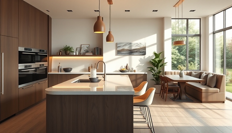 Modern kitchen renovation with wooden cabinets and minimalist design.