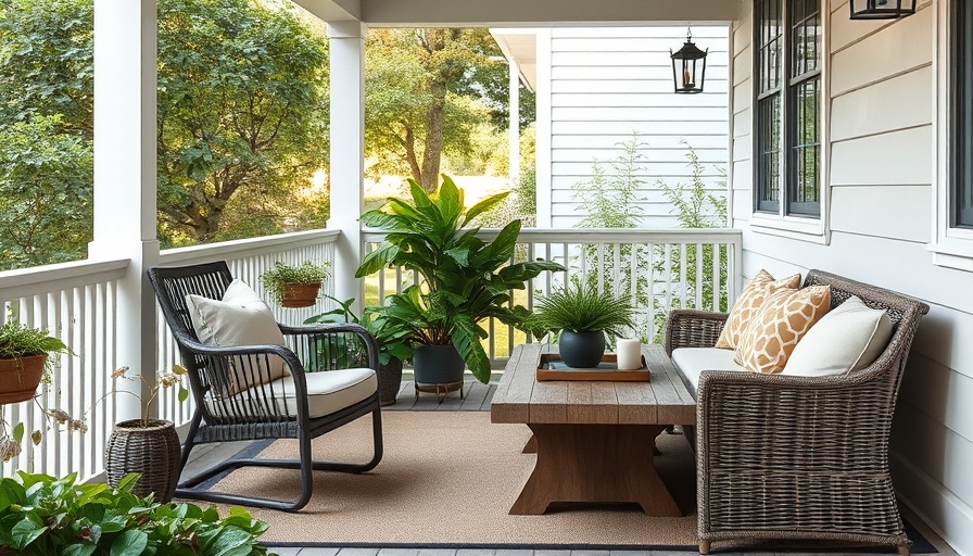 Cozy outdoor space with affordable pillows and rugs