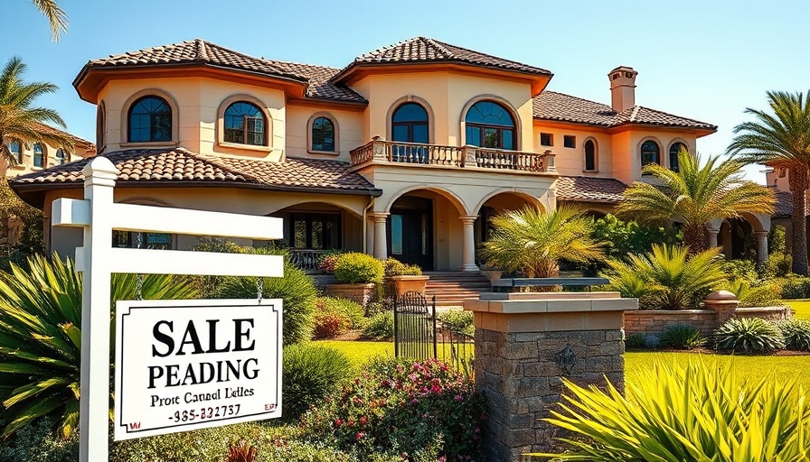 L.A. mansion with sale pending sign, reflecting tax reform discussions.