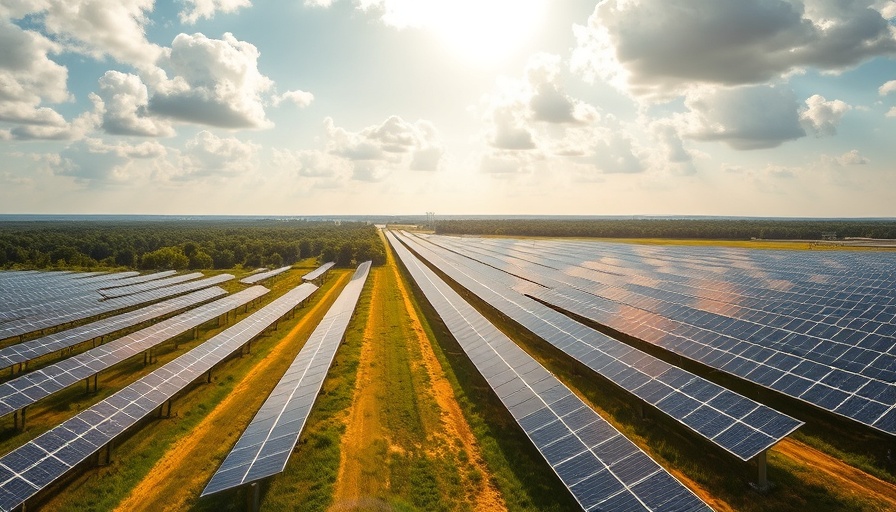Expansive Australian solar farm showcasing renewable energy.