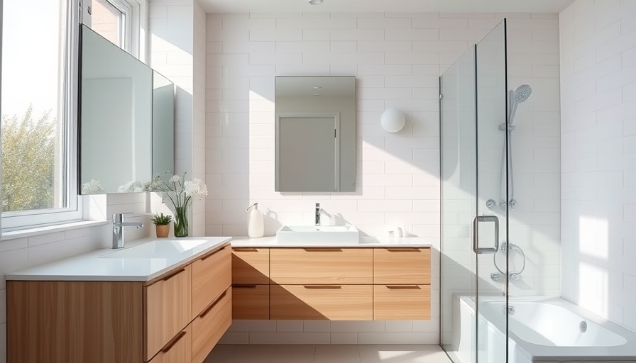 Elegant California homes bathroom with modern design.