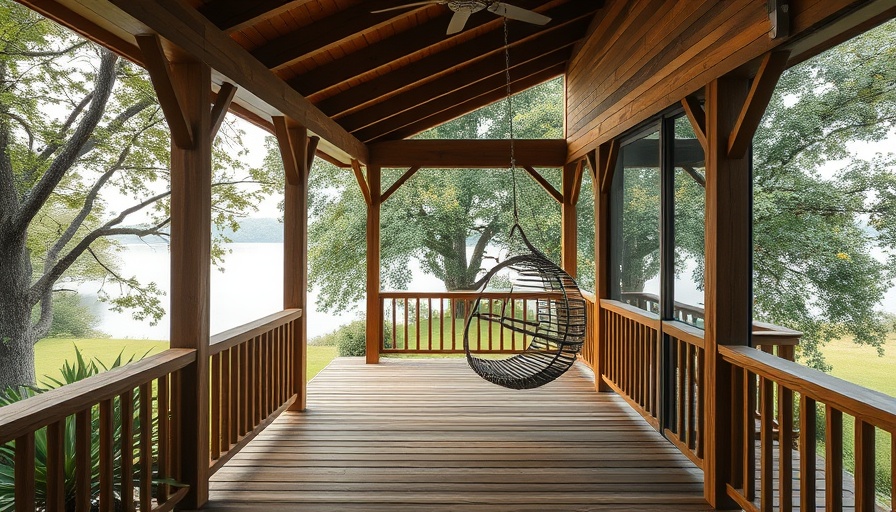 Cozy wooden porch swing exemplifying the art of laziness.