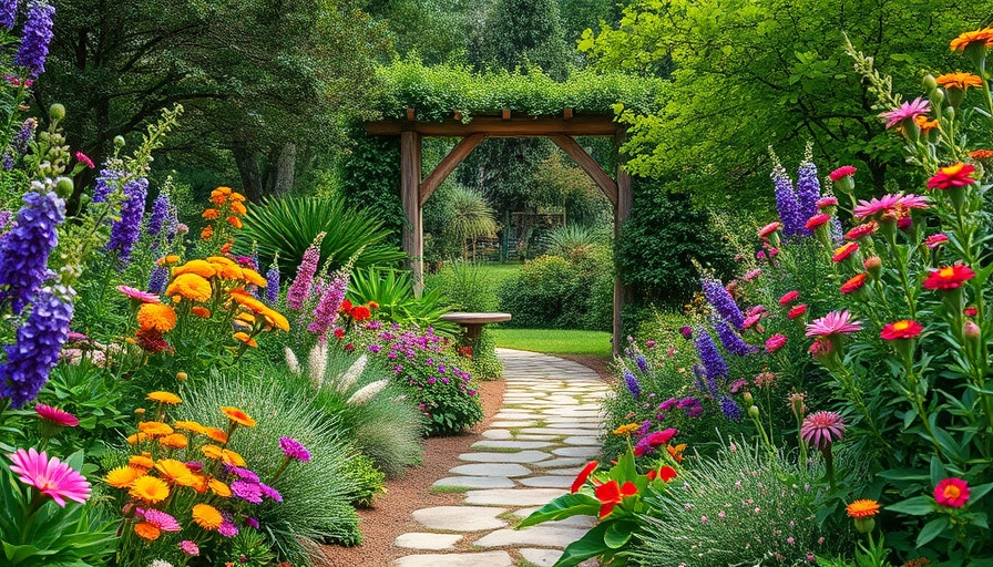 Garden trends from the 2025 Chelsea Flower Show, vibrant flowers.