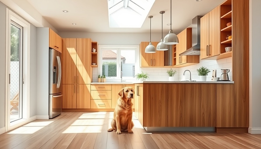 Bright modern kitchen promoting wellness in your home.