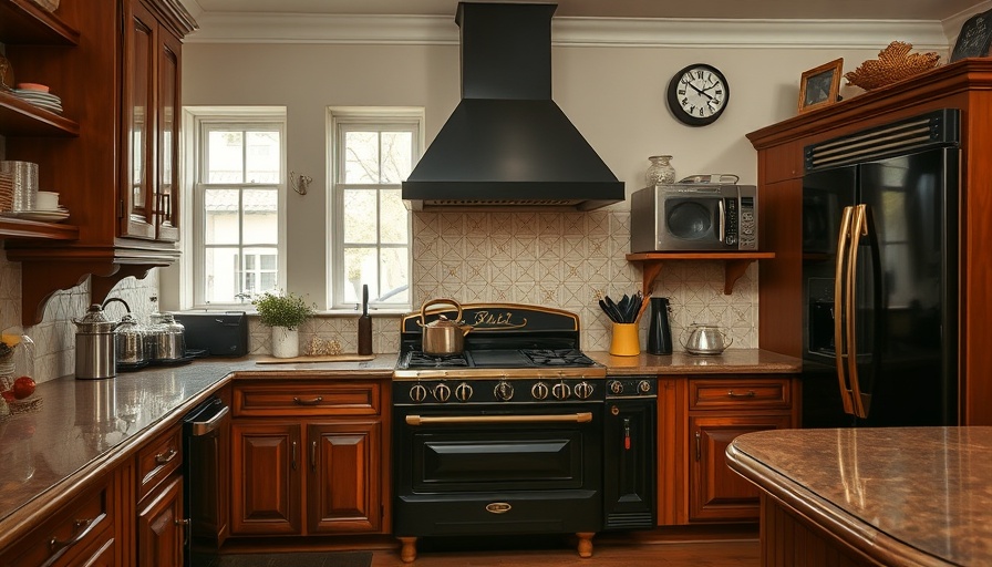 Luxurious vintage kitchen ideal for summer reads for Californians.