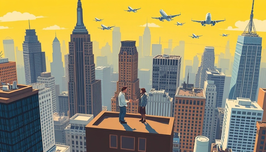 Illustrated book cover for World Without End, combating climate anxiety with humor.