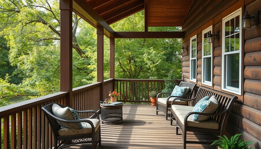 Ways to Enjoy Your Yard This Summer: Relax on a charming porch.