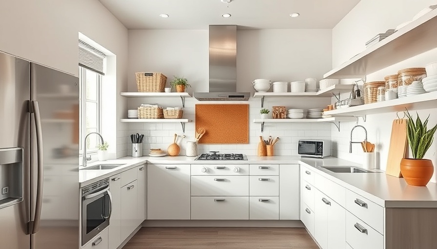 Banishing Kitchen Clutter with organized modern design.