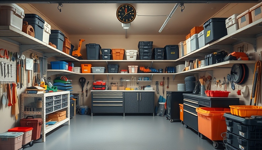Garage Organization Tips for a tidy workspace.