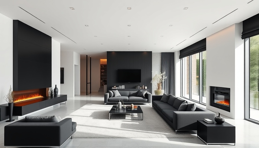 Elegant modern room with quiet patterns for neutral decor.