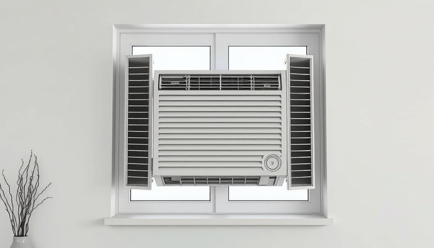 AC unit with side panels that won’t fit in window frame.