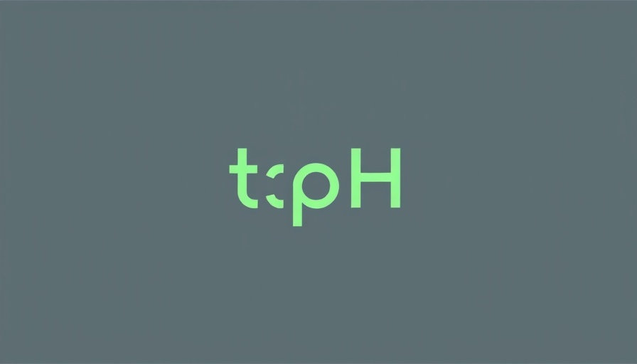 Minimalist tpH logo in gray and green, Flora Hutto community.