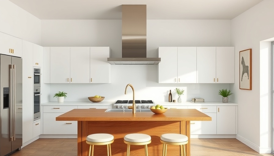 Modern stylish vent hood in a chic kitchen setup.