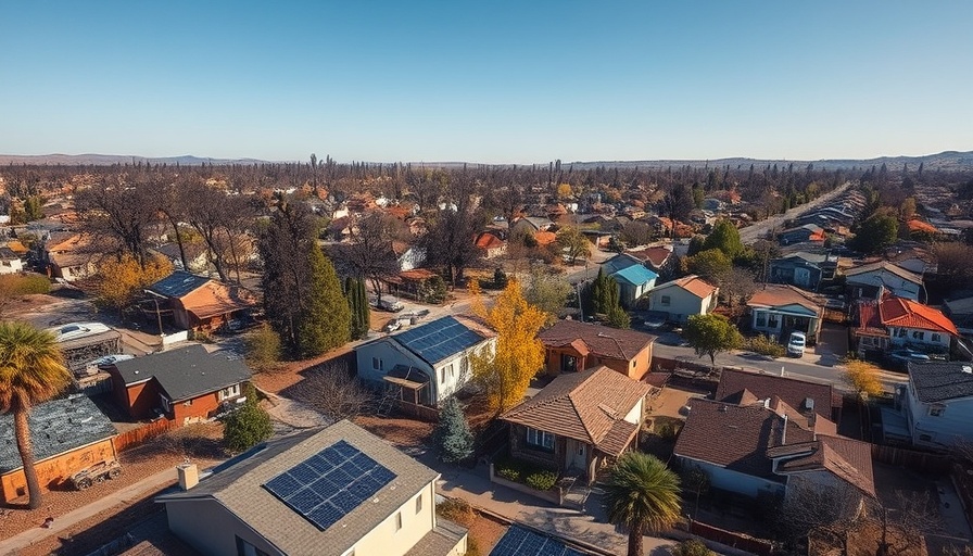 Fire-safe communities in California with resilient architecture.