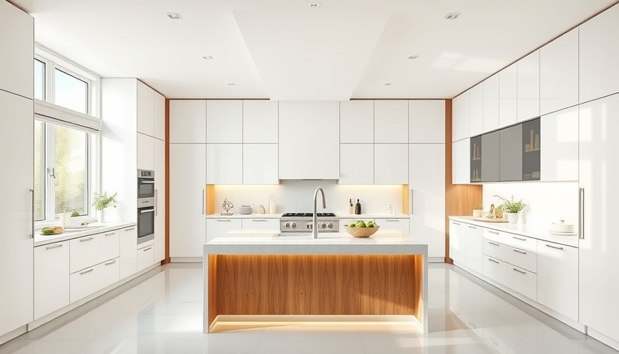 Luxurious kitchen design highlighting potentially most expensive words in remodeling.