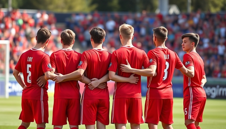 Youth soccer team huddling on field, Common Injuries in Youth Sports
