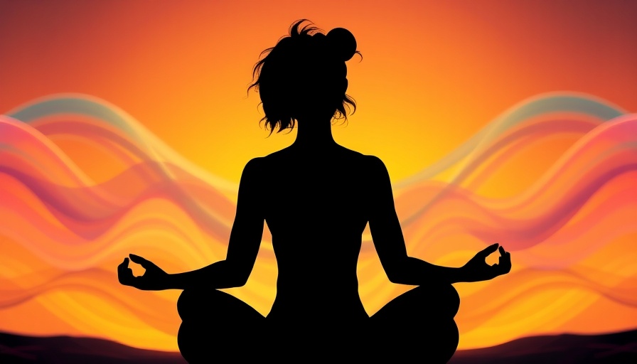 Abstract meditation art for guided meditations during tough times.