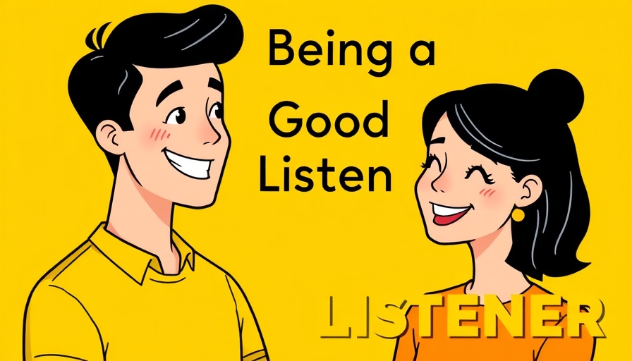 Cartoon illustrating qualities of a good listener.