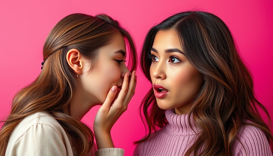 Gage of gossip management in teams with surprised expression.