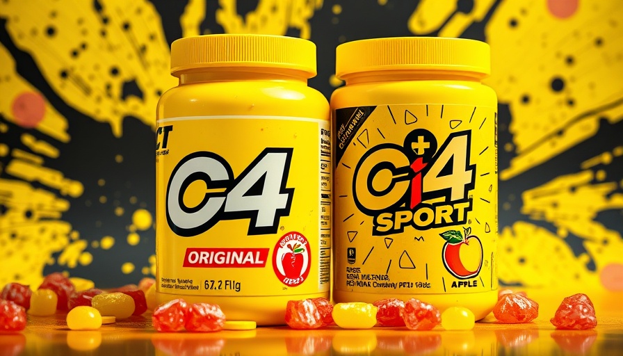 C4 x Jolly Rancher Flavors vibrant tubs with apple.